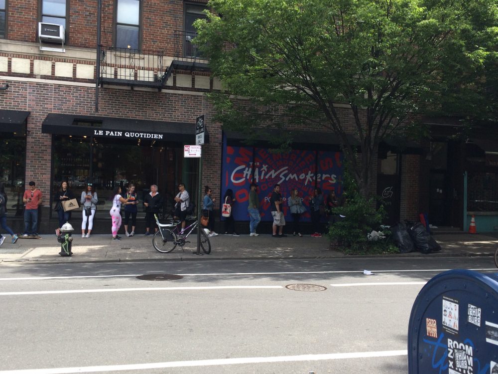 The Chainsmokers NYC Pop-Up